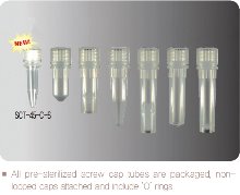 0.5ml, 1.5ml and 2.0ml Pre-Sterilized Screw Cap Tubes (스크류 캡 튜브 - 멸균) - 고려에이스 쇼핑몰